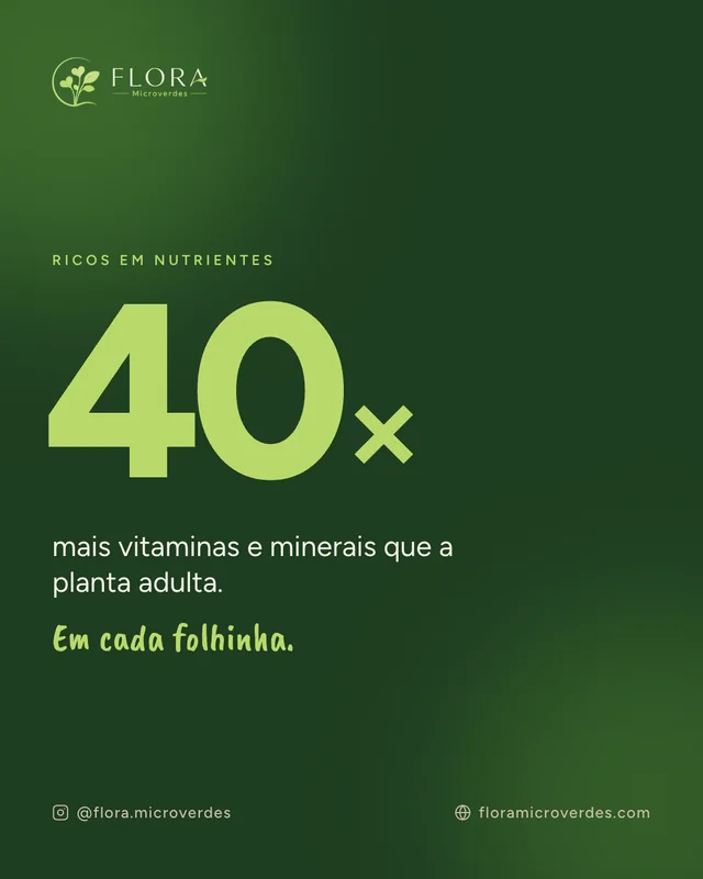 Post "40× mais nutrientes"